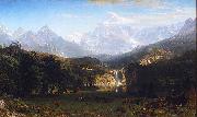 Albert Bierstadt The Rocky Mountains, Lander's Peak oil